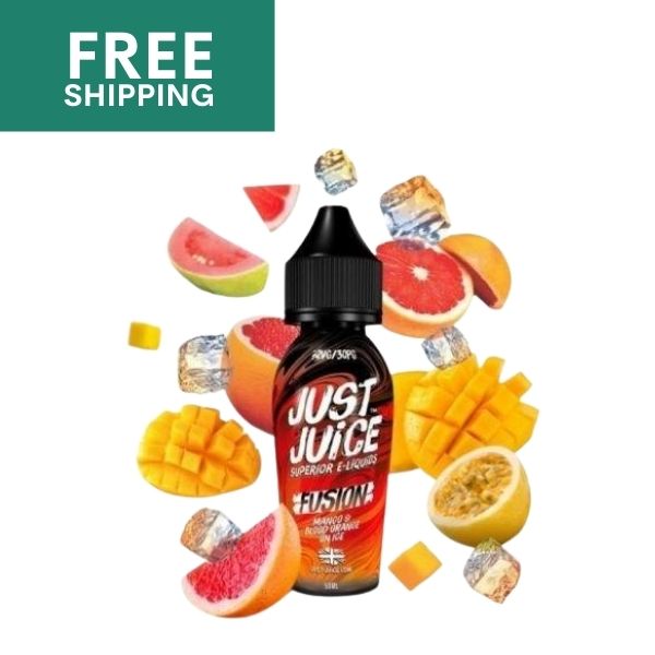 Just Juice Fusion | Mango & Blood Orange On Ice