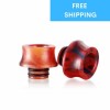 Large Resin Twin O' Ring Wide Bore 510 Drip Tip