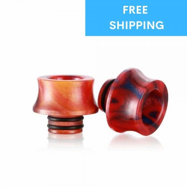 Large Resin Twin O' Ring Wide Bore 510 Drip Tip