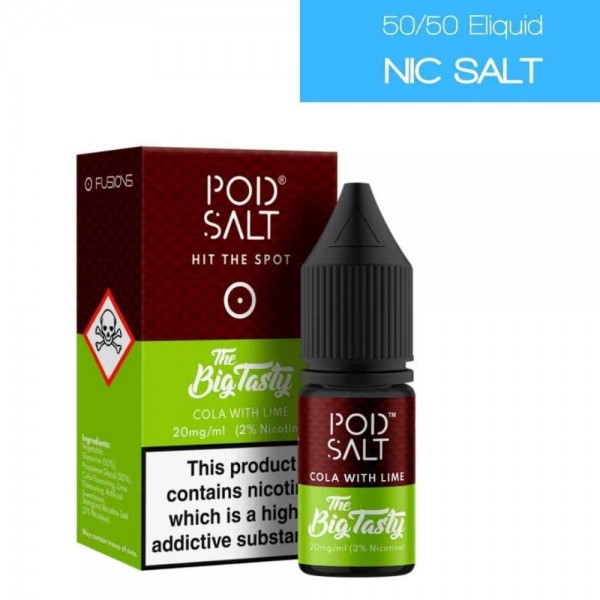 Pod Salt Fusions Big Tasty Cola And Lime