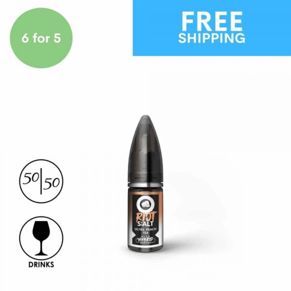 Riot Black Ed. Salts | Ultra Peach Tea | 10ml