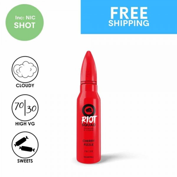 Riot Squad Cherry Fizzle | 60ml