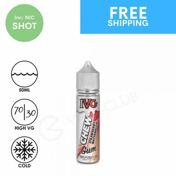 IVG Eliquid | Chew Strawberry Watermelon | 50ml