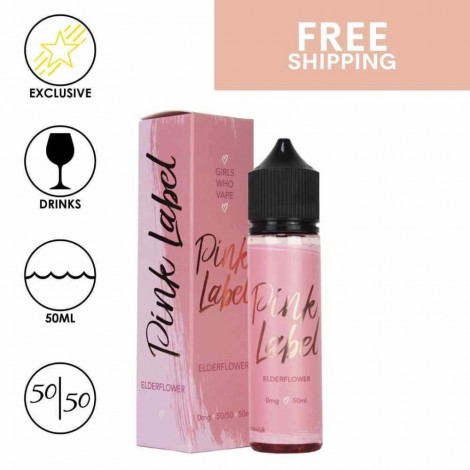 Elderflower Presse - Pink Label E-liquid 50ml
