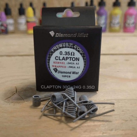 Premade Clapton Coils 0.35 Ohm - Pack Of 10