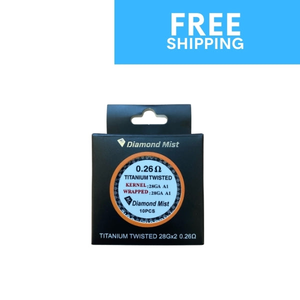 Diamond Mist Titanium Twisted 0.26 Ohm ...