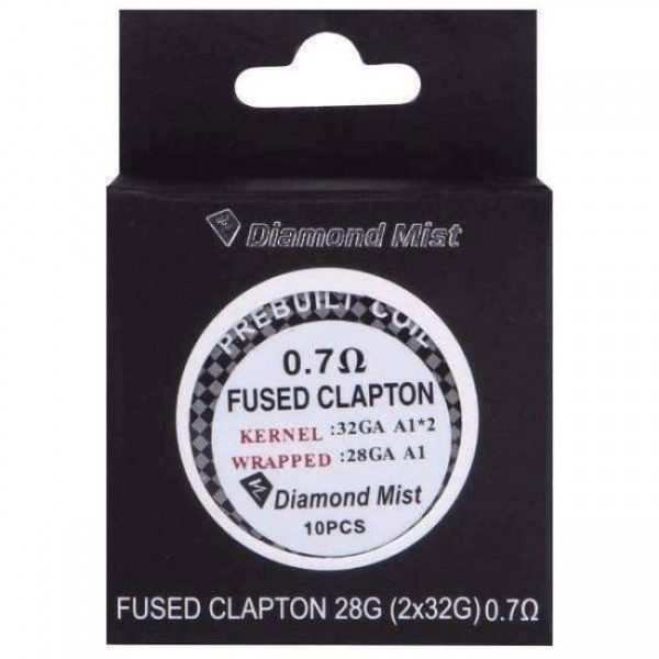 Premade Fused Clapton Coils 0.7 Ohm - Pack Of 10