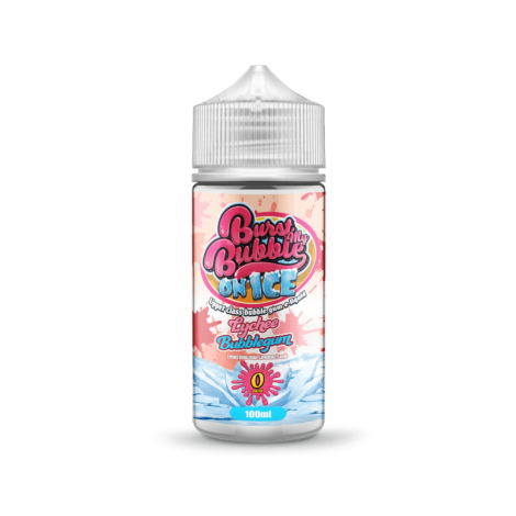 Burst My Bubble On Ice | LYCHEE BUBBLEGUM ICE | 100ml Shortfill | 0mg