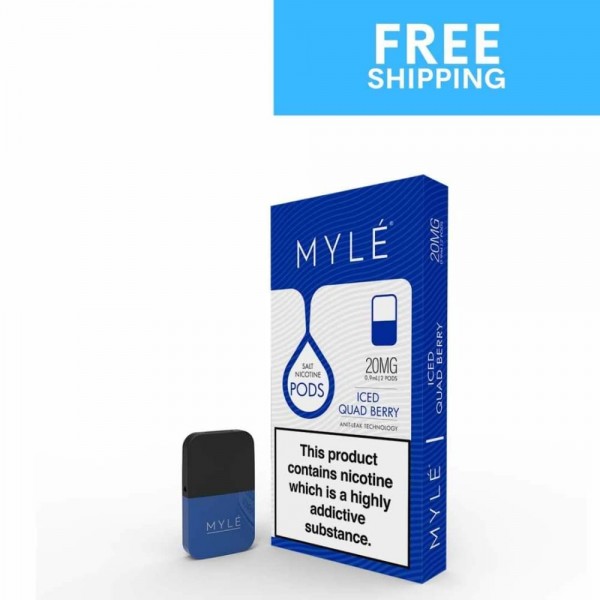 Myle Nic Salt Pods Iced Quad Berry