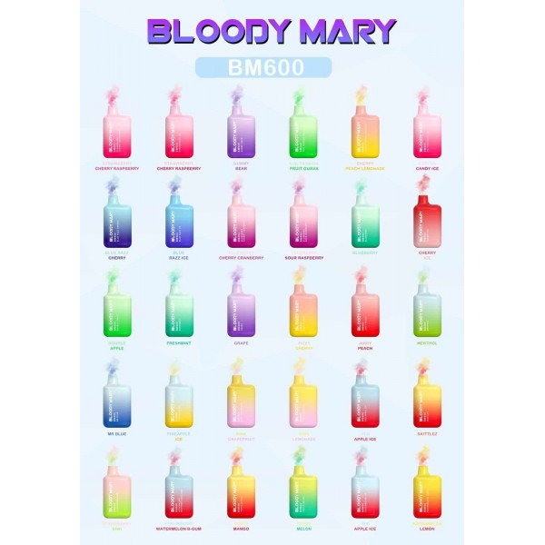 Bloody Mary | BM600 Mesh Coil Disposable Pod E-Cigarette Kit