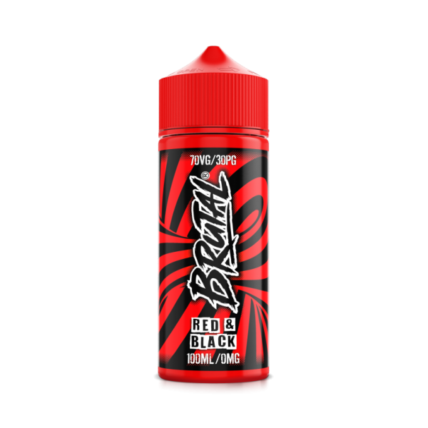 Just Juice BRUTAL Range | Red & Black | 100mg Shortfill | 0mg