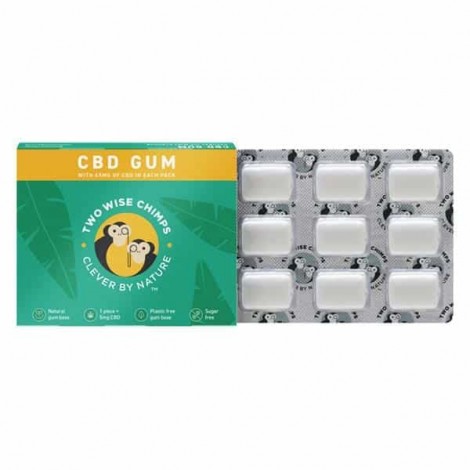 45mg Chewing Gum By Two Wise Chimps CBD