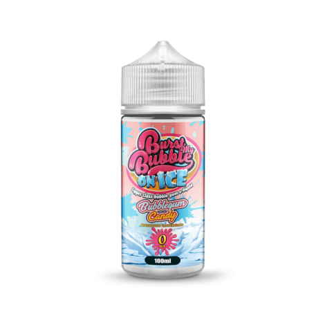 Burst My Bubble On Ice | BUBBLEGUM CANDY ICE | 100ml Shortfill | 0mg